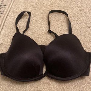 victoria secret plunge black bra 36c